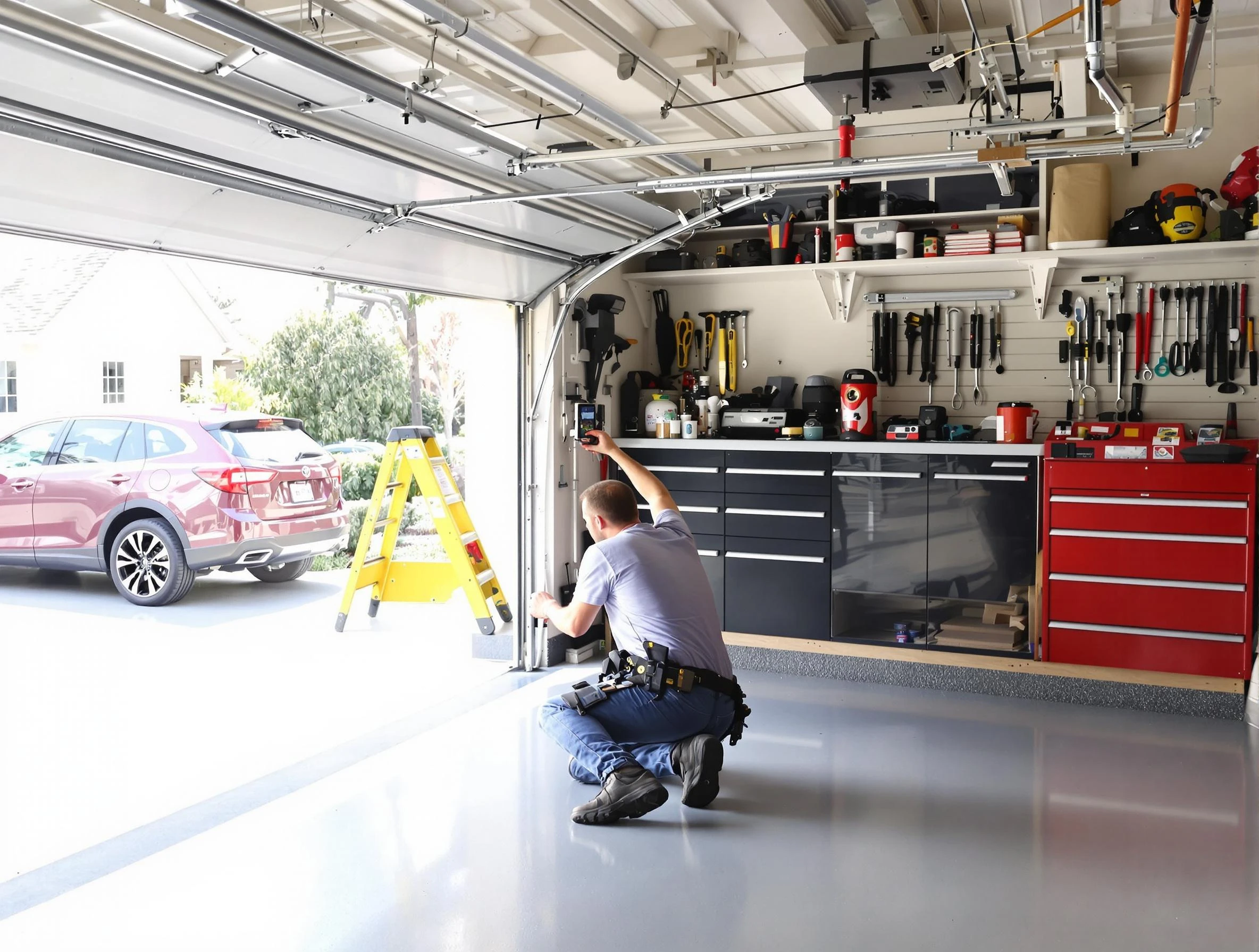 Local garage door repair service by Plainfield Garage Door Repair in Plainfield